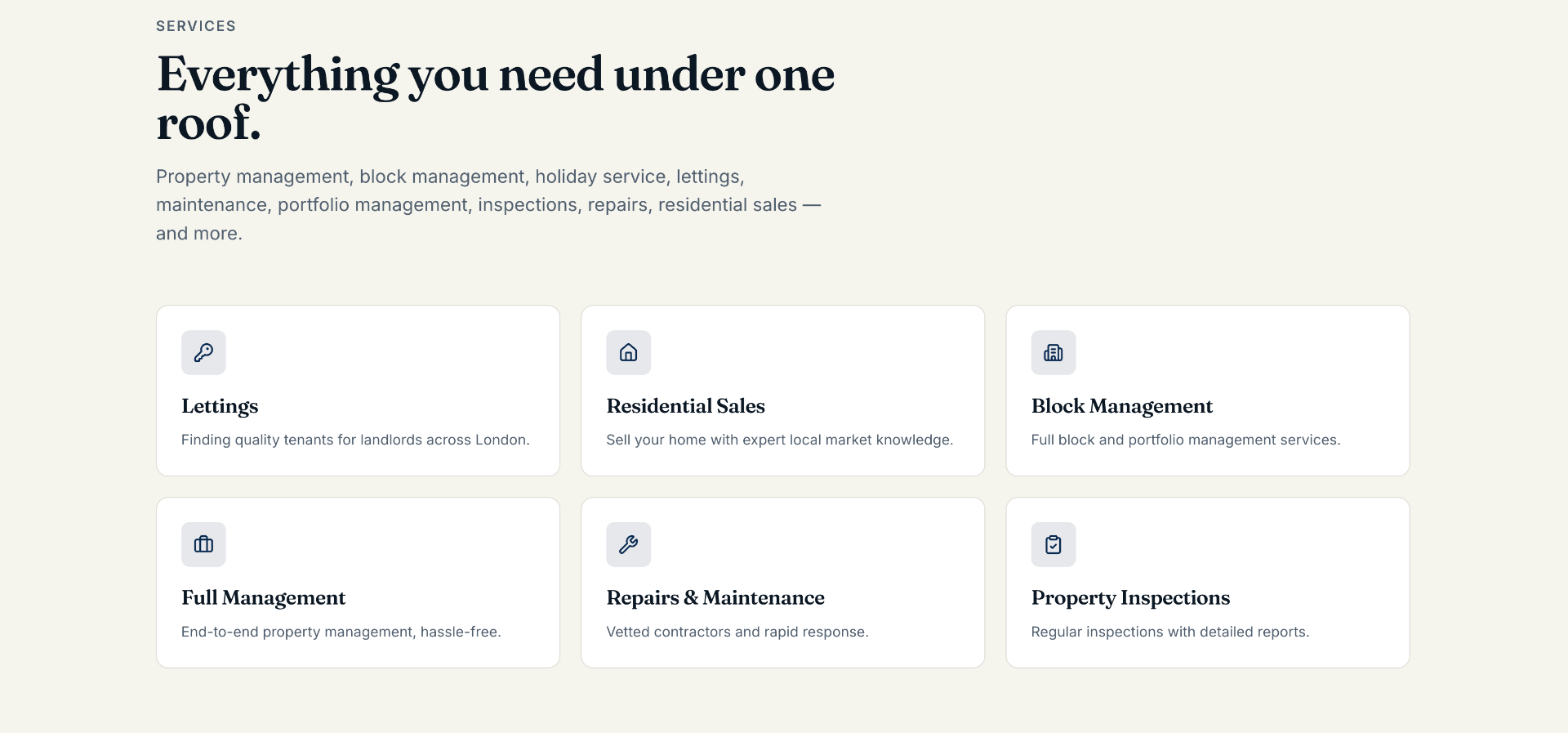 London Residentials — screenshot 2