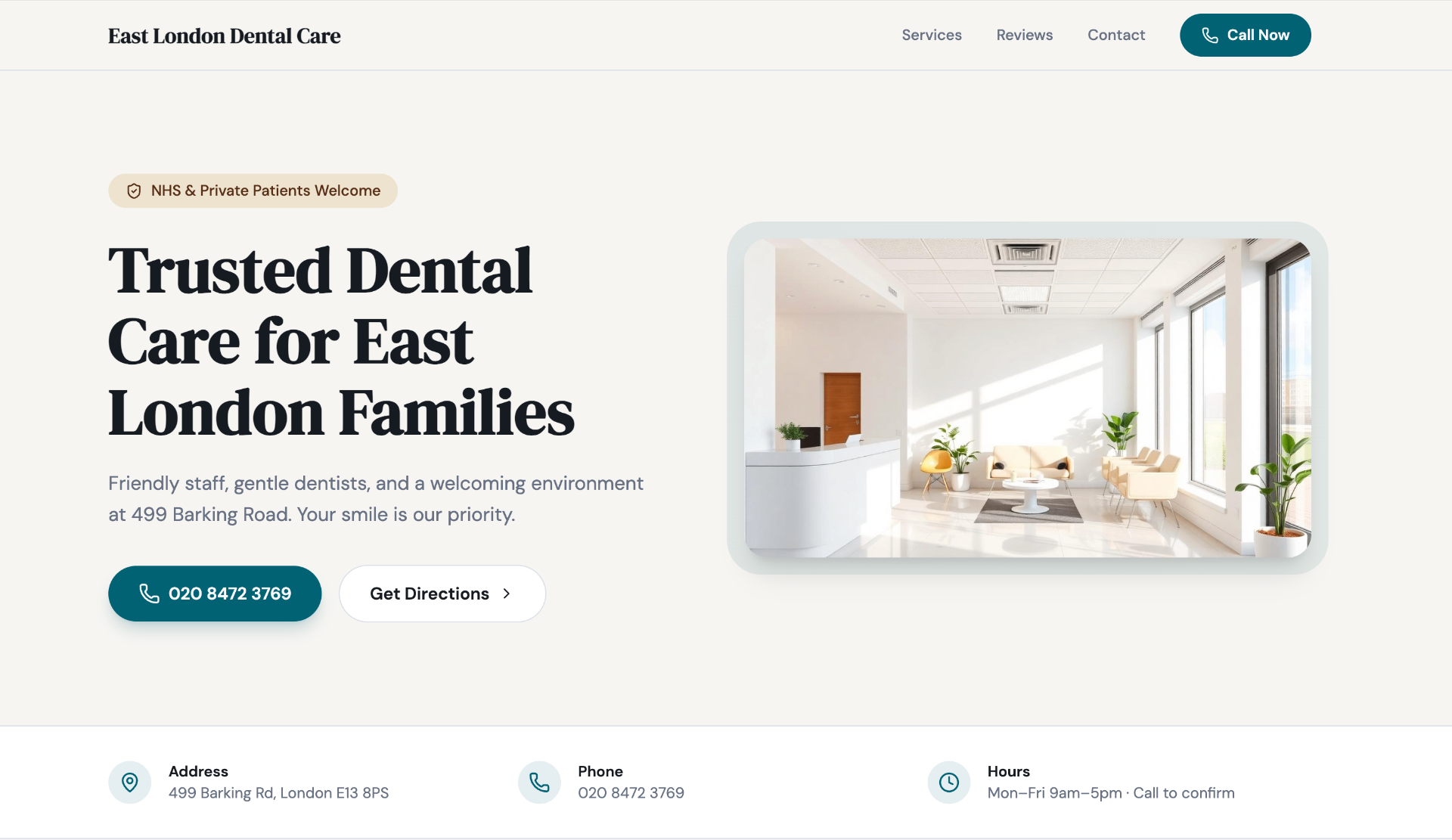 East London Dental Care — screenshot 1