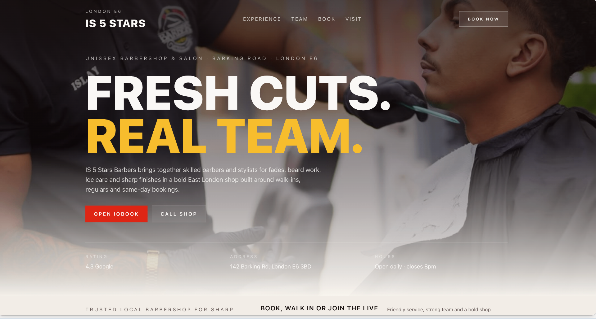 IS 5 Stars Barbers — screenshot 1